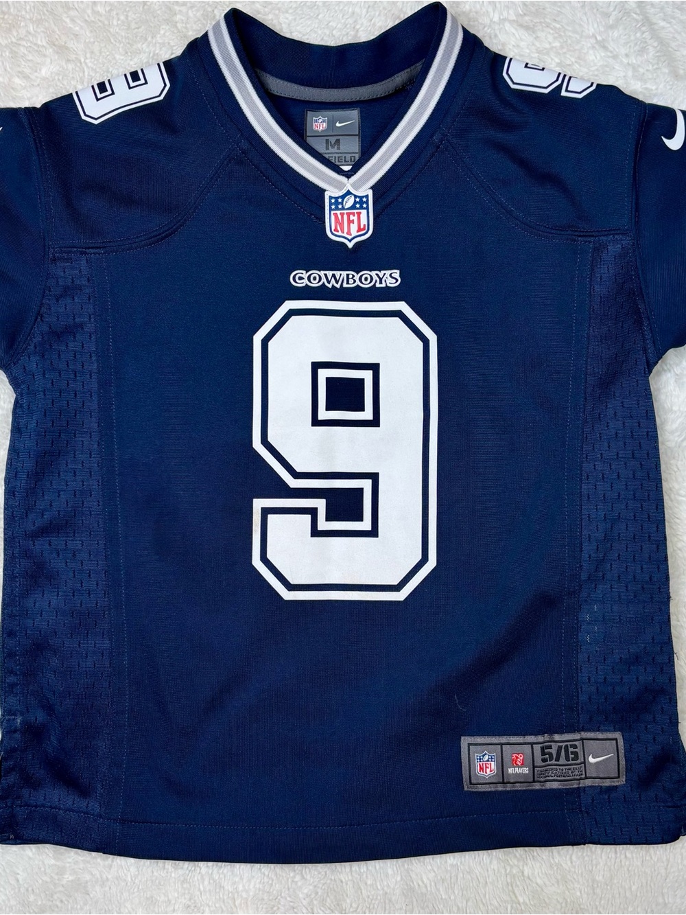 Nike Dallas Cowboys Youth Jersey in Navy and White ROMO
